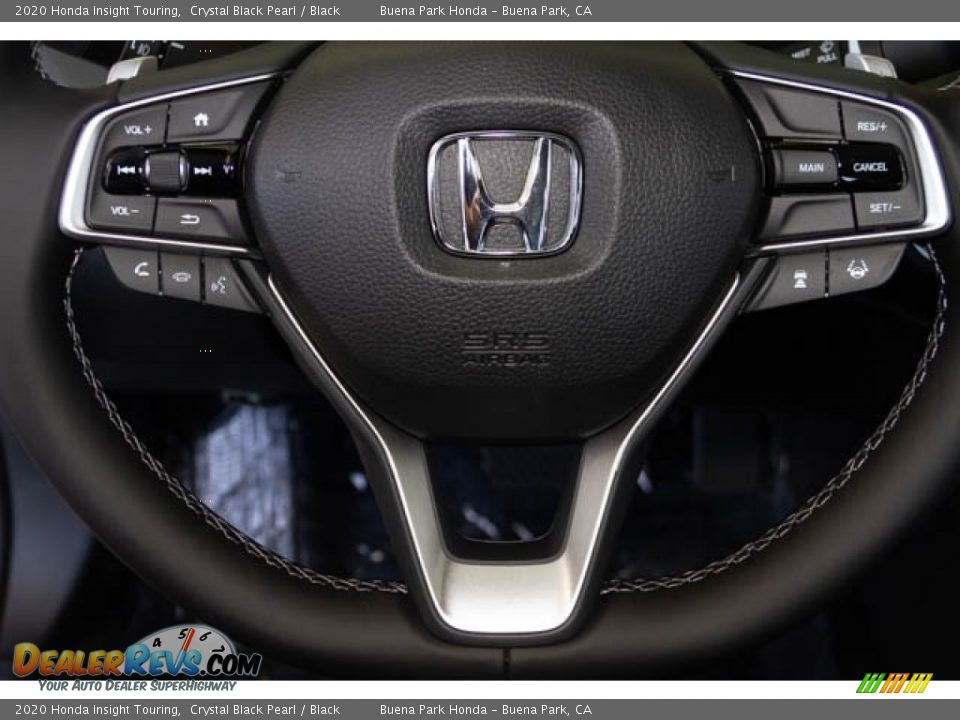 2020 Honda Insight Touring Crystal Black Pearl / Black Photo #21