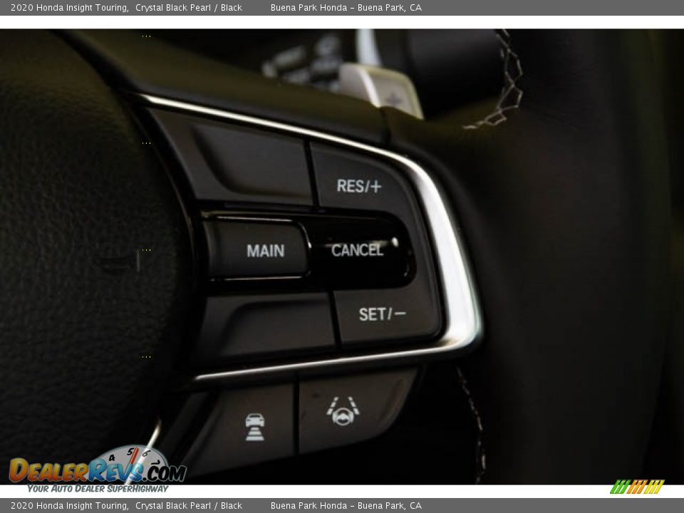 2020 Honda Insight Touring Crystal Black Pearl / Black Photo #23