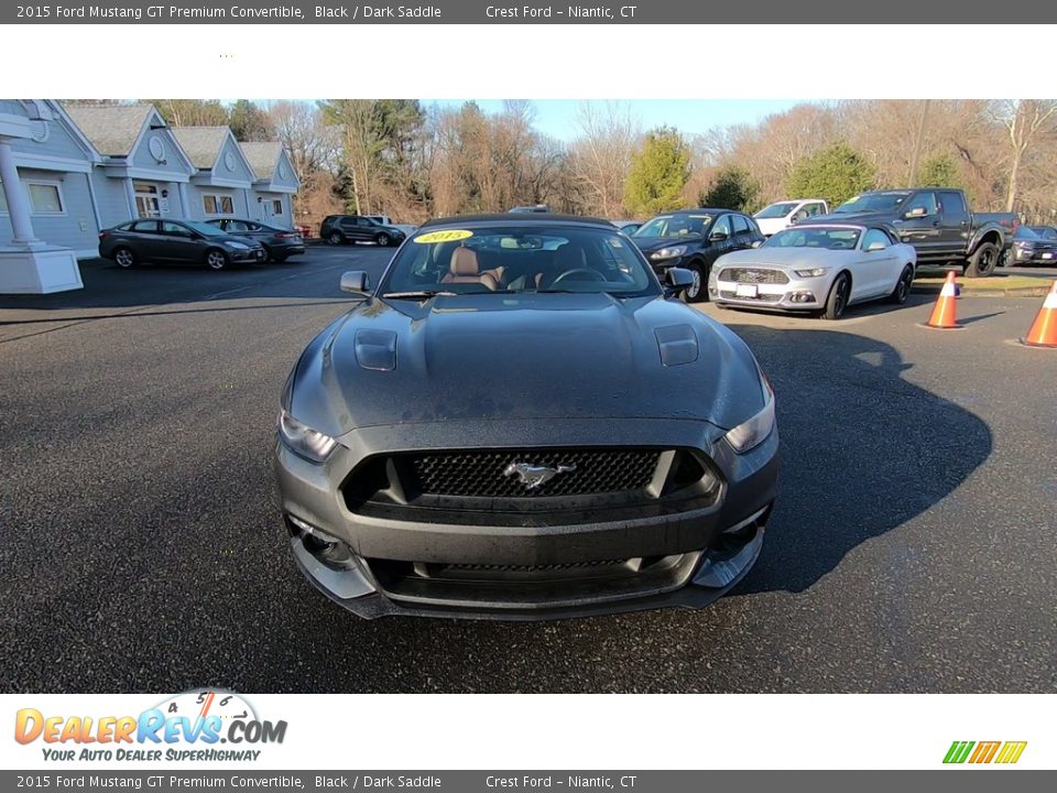 2015 Ford Mustang GT Premium Convertible Black / Dark Saddle Photo #2