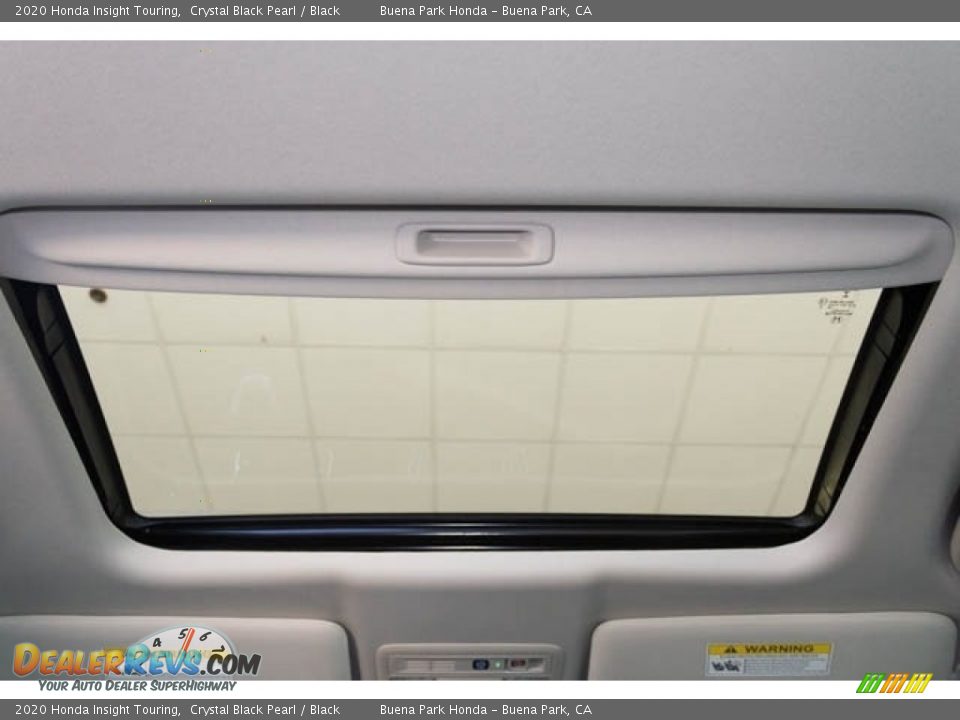 2020 Honda Insight Touring Crystal Black Pearl / Black Photo #27