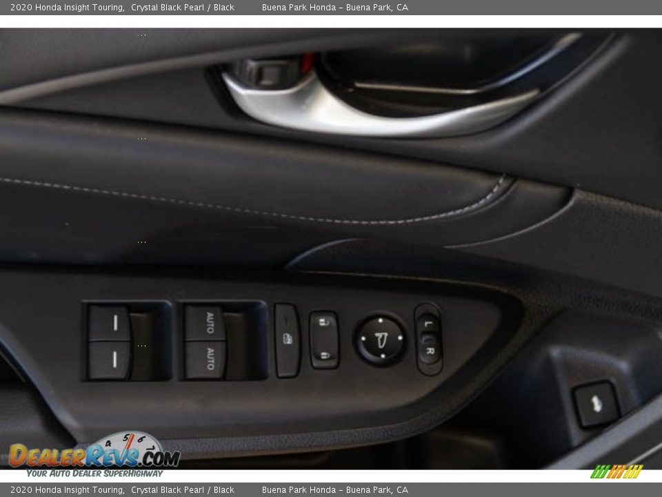 2020 Honda Insight Touring Crystal Black Pearl / Black Photo #35