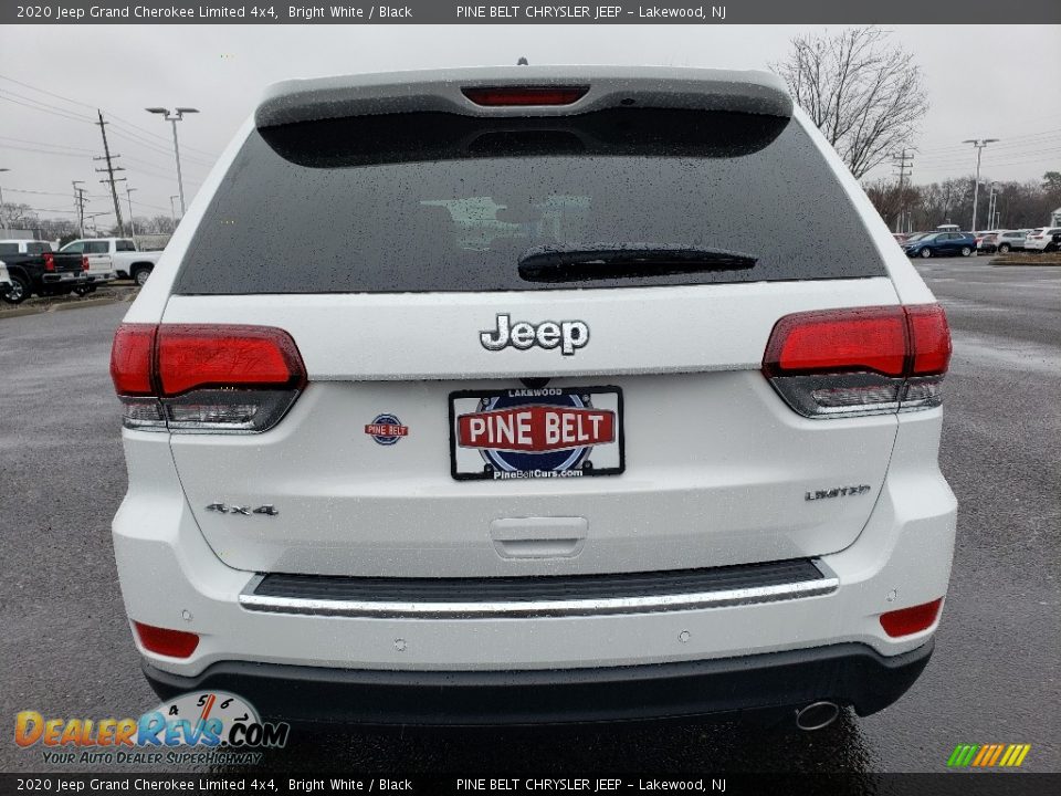 2020 Jeep Grand Cherokee Limited 4x4 Bright White / Black Photo #5