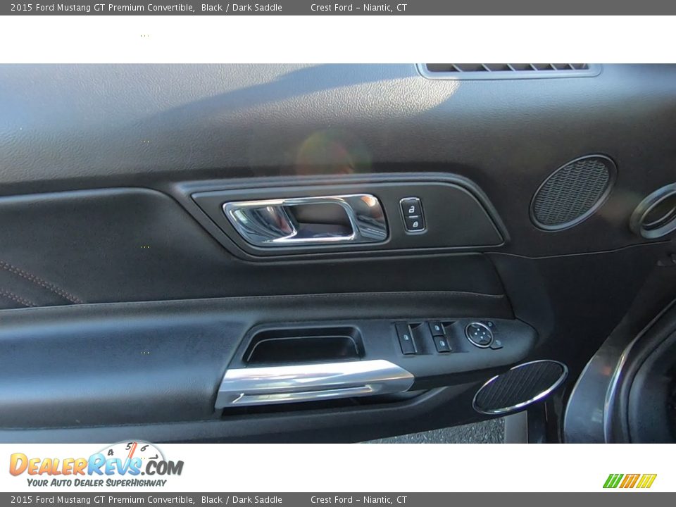 2015 Ford Mustang GT Premium Convertible Black / Dark Saddle Photo #13