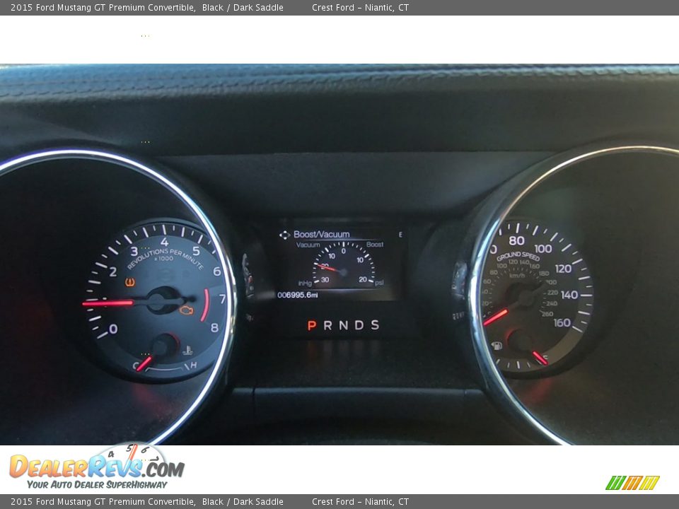 2015 Ford Mustang GT Premium Convertible Black / Dark Saddle Photo #14