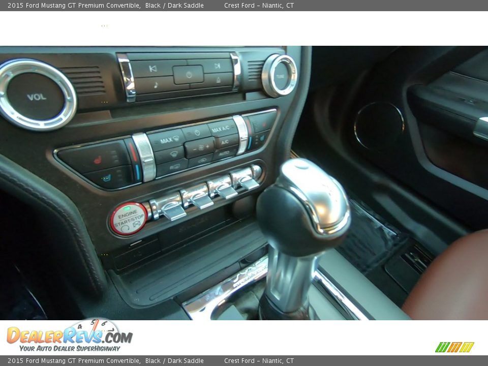 2015 Ford Mustang GT Premium Convertible Black / Dark Saddle Photo #16
