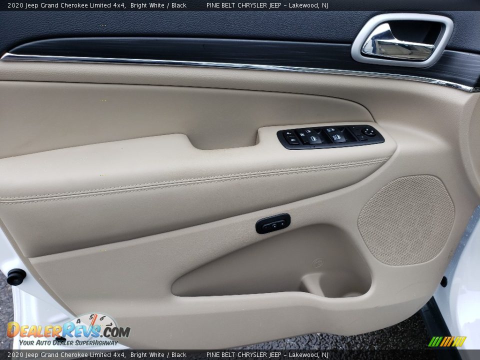 2020 Jeep Grand Cherokee Limited 4x4 Bright White / Black Photo #8
