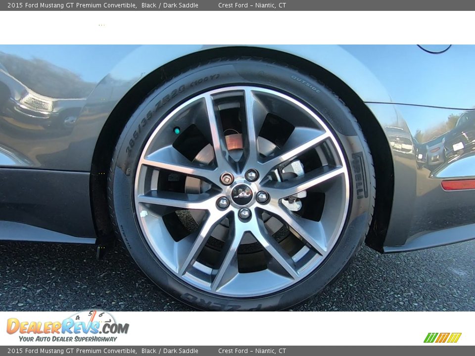 2015 Ford Mustang GT Premium Convertible Black / Dark Saddle Photo #20