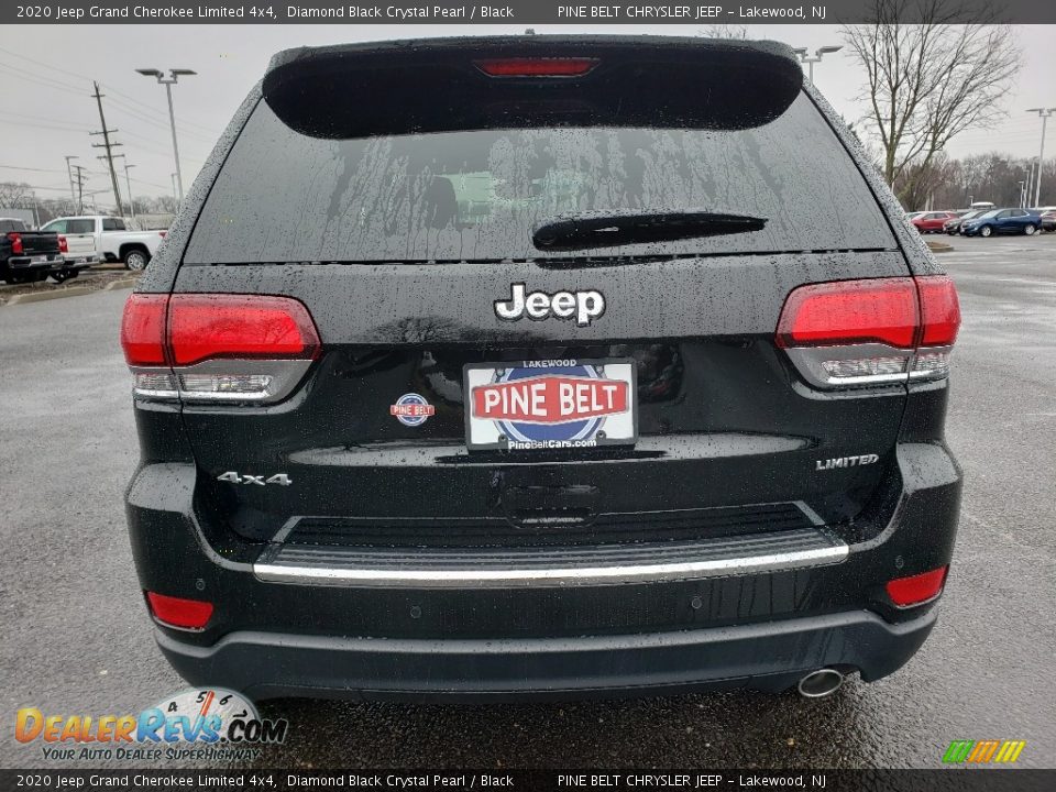 2020 Jeep Grand Cherokee Limited 4x4 Diamond Black Crystal Pearl / Black Photo #5