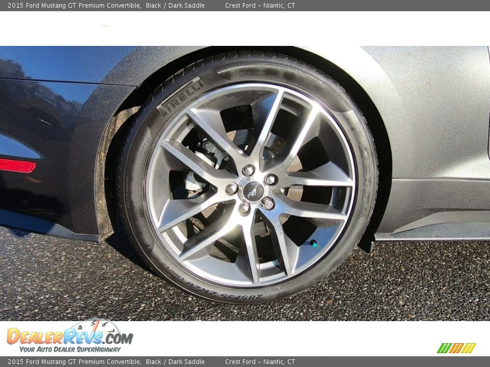 2015 Ford Mustang GT Premium Convertible Black / Dark Saddle Photo #22