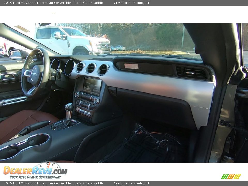 2015 Ford Mustang GT Premium Convertible Black / Dark Saddle Photo #24