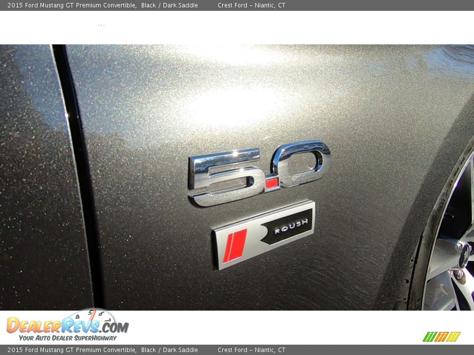 2015 Ford Mustang GT Premium Convertible Black / Dark Saddle Photo #25