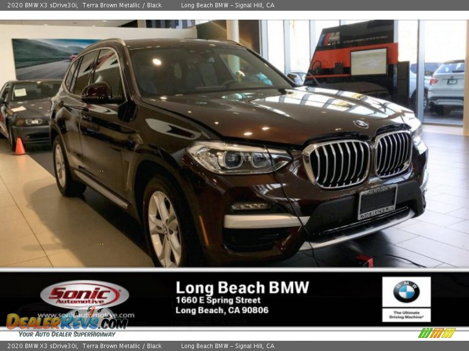 2020 BMW X3 sDrive30i Terra Brown Metallic / Black Photo #1