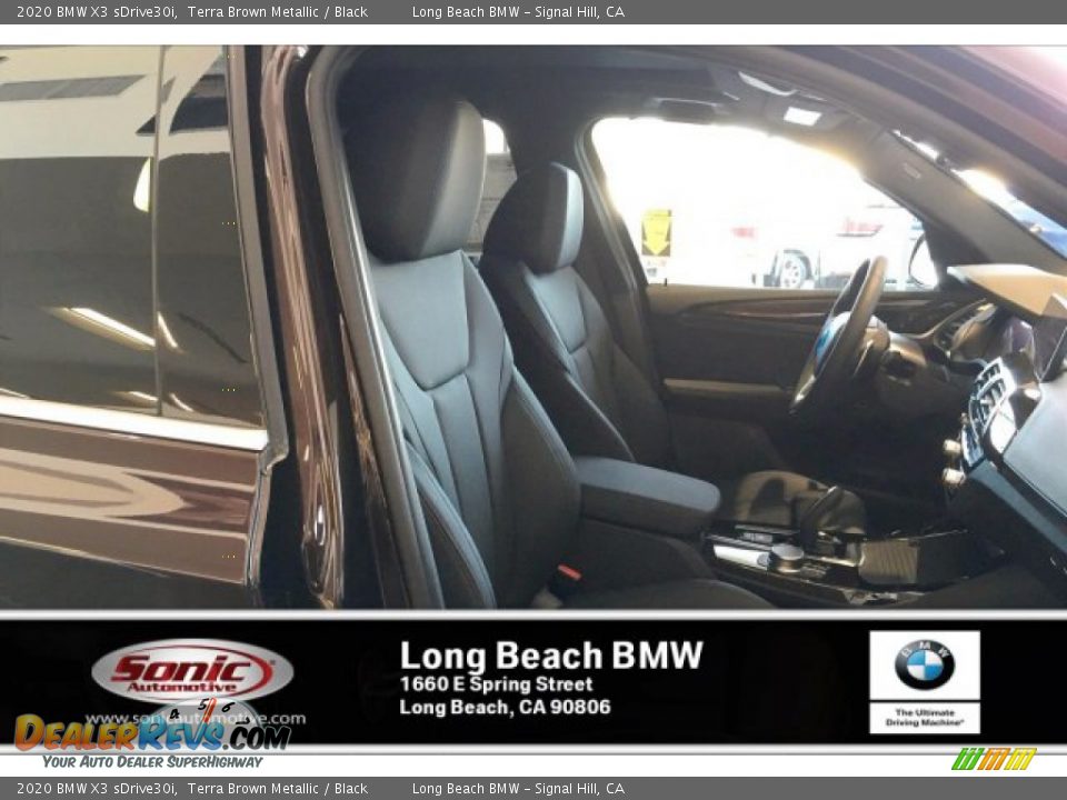 2020 BMW X3 sDrive30i Terra Brown Metallic / Black Photo #7