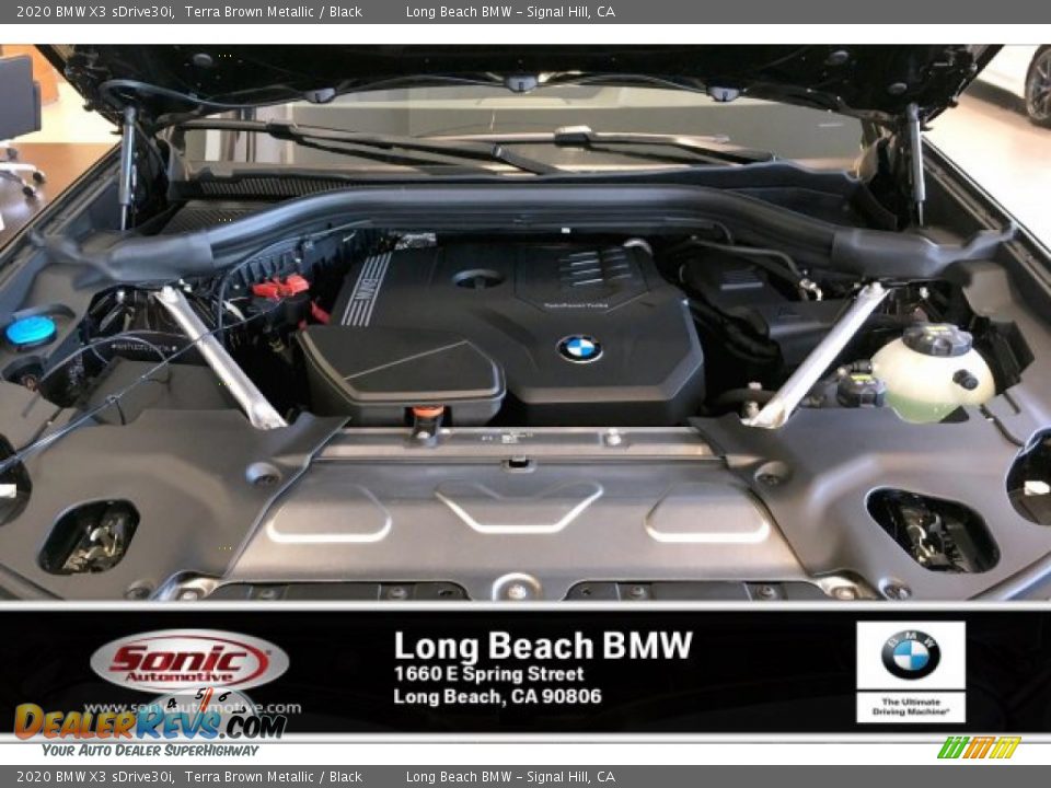 2020 BMW X3 sDrive30i Terra Brown Metallic / Black Photo #8