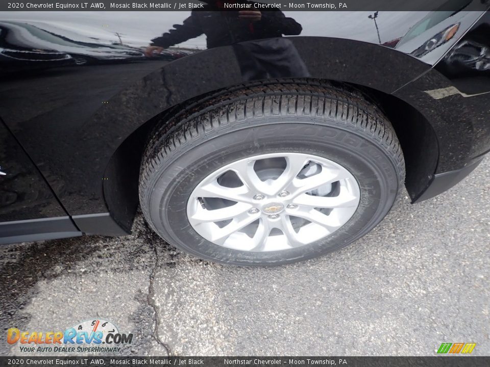 2020 Chevrolet Equinox LT AWD Mosaic Black Metallic / Jet Black Photo #9
