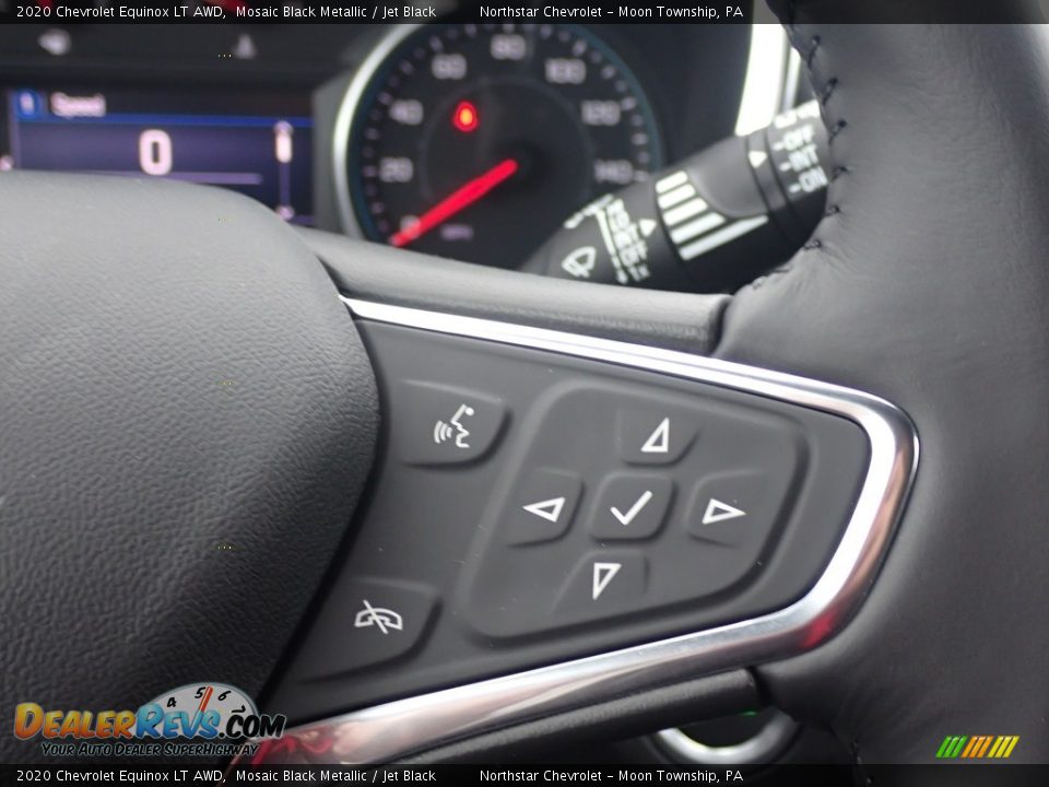 2020 Chevrolet Equinox LT AWD Mosaic Black Metallic / Jet Black Photo #19