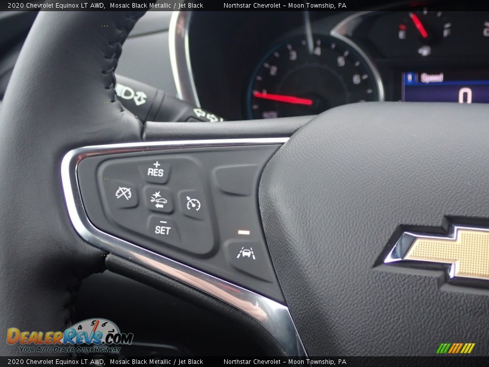 2020 Chevrolet Equinox LT AWD Mosaic Black Metallic / Jet Black Photo #20