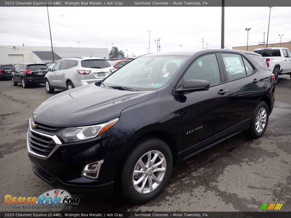 2020 Chevrolet Equinox LS AWD Midnight Blue Metallic / Ash Gray Photo #1