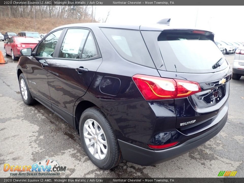 2020 Chevrolet Equinox LS AWD Midnight Blue Metallic / Ash Gray Photo #3