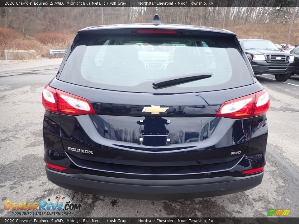 2020 Chevrolet Equinox LS AWD Midnight Blue Metallic / Ash Gray Photo #4