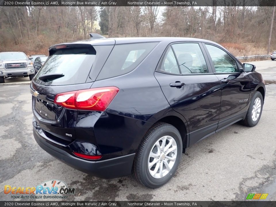 2020 Chevrolet Equinox LS AWD Midnight Blue Metallic / Ash Gray Photo #5