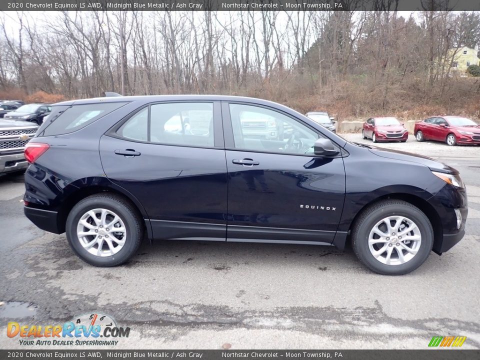 2020 Chevrolet Equinox LS AWD Midnight Blue Metallic / Ash Gray Photo #6