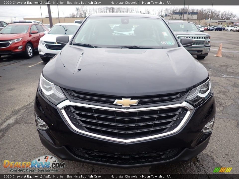 2020 Chevrolet Equinox LS AWD Midnight Blue Metallic / Ash Gray Photo #8