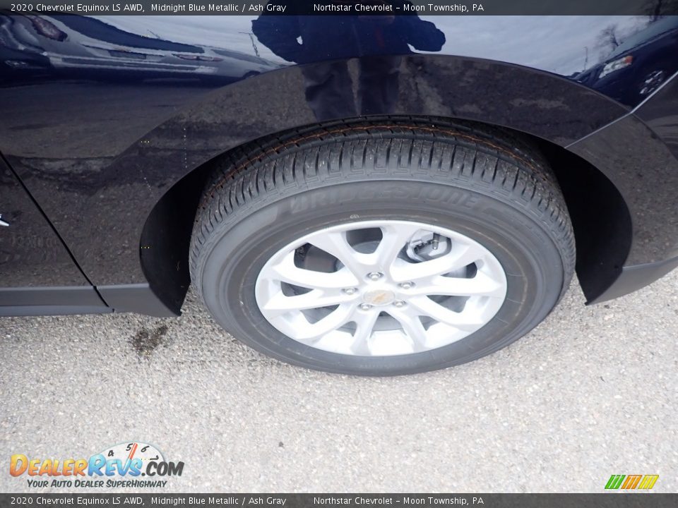 2020 Chevrolet Equinox LS AWD Midnight Blue Metallic / Ash Gray Photo #9