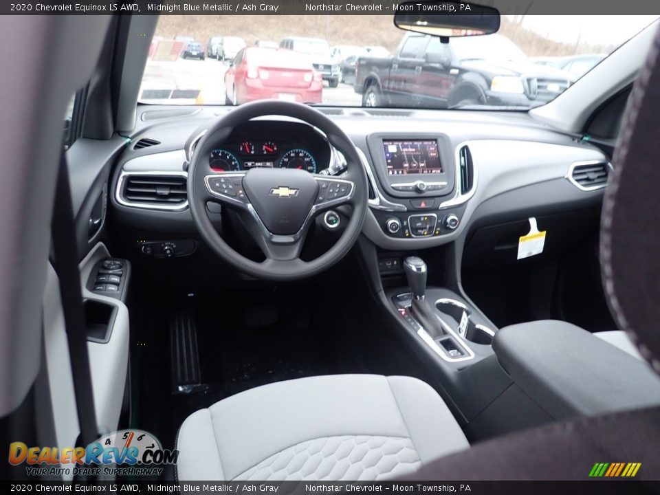 2020 Chevrolet Equinox LS AWD Midnight Blue Metallic / Ash Gray Photo #14