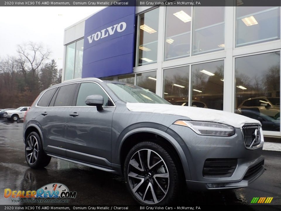 2020 Volvo XC90 T6 AWD Momentum Osmium Gray Metallic / Charcoal Photo #1