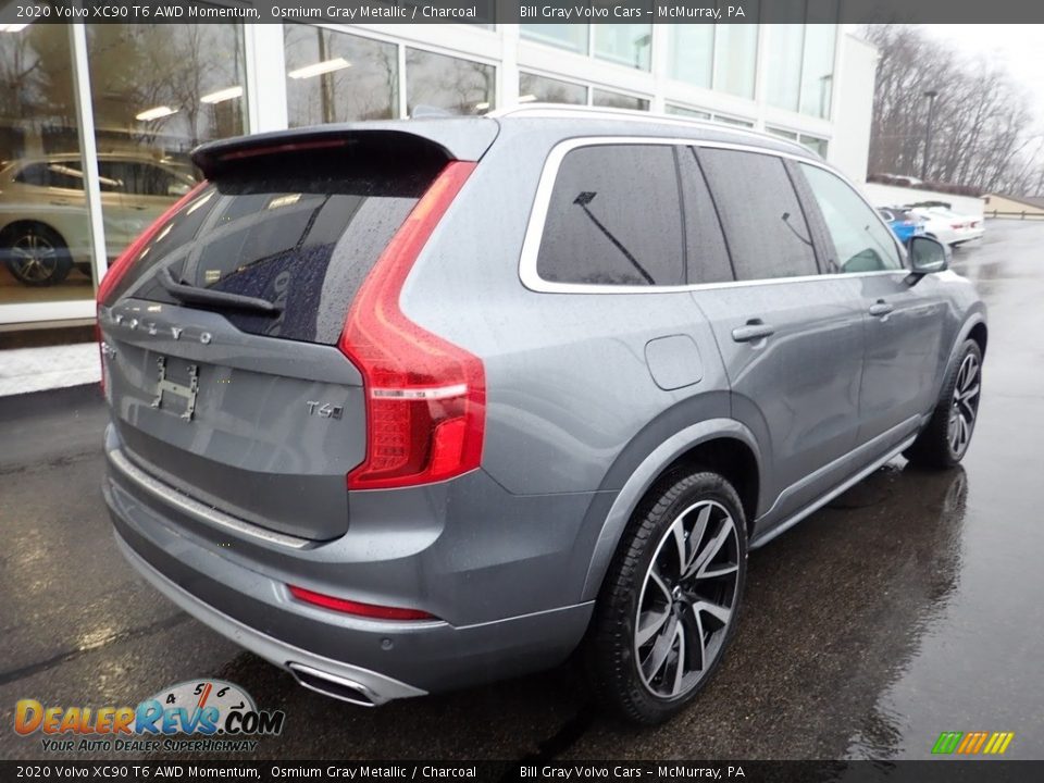 2020 Volvo XC90 T6 AWD Momentum Osmium Gray Metallic / Charcoal Photo #2