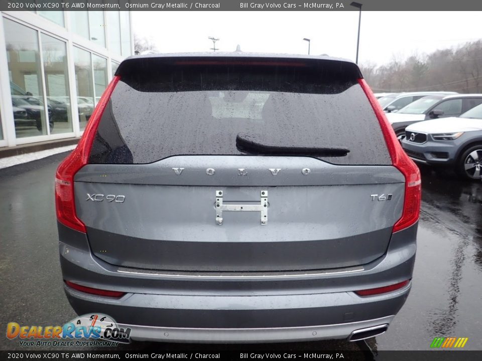 2020 Volvo XC90 T6 AWD Momentum Osmium Gray Metallic / Charcoal Photo #3
