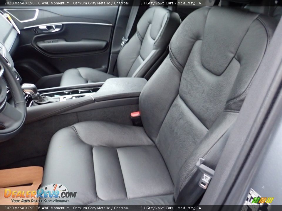 2020 Volvo XC90 T6 AWD Momentum Osmium Gray Metallic / Charcoal Photo #7