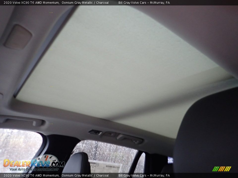 2020 Volvo XC90 T6 AWD Momentum Osmium Gray Metallic / Charcoal Photo #12