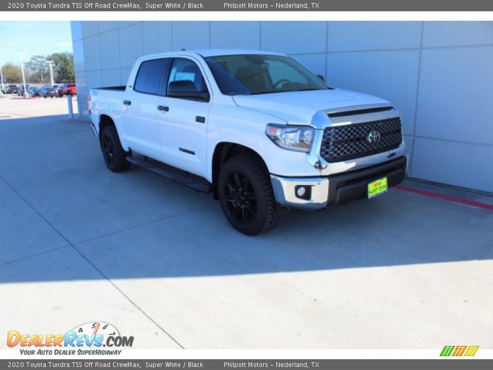 2020 Toyota Tundra TSS Off Road CrewMax Super White / Black Photo #2