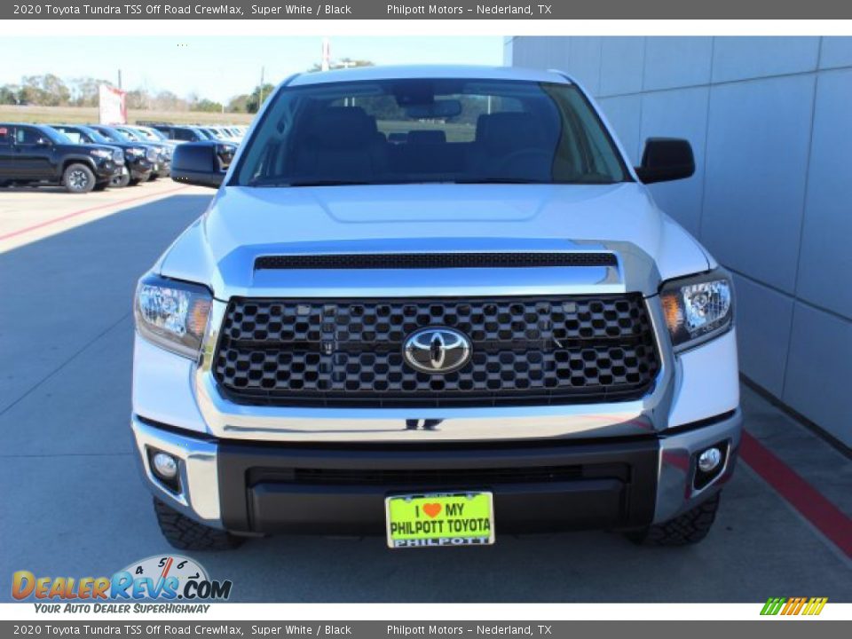 2020 Toyota Tundra TSS Off Road CrewMax Super White / Black Photo #3