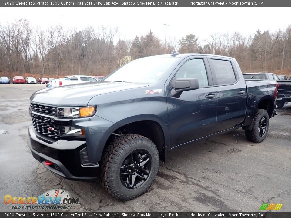 2020 Chevrolet Silverado 1500 Custom Trail Boss Crew Cab 4x4 Shadow Gray Metallic / Jet Black Photo #1