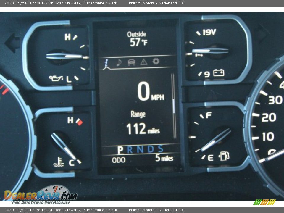 2020 Toyota Tundra TSS Off Road CrewMax Super White / Black Photo #17