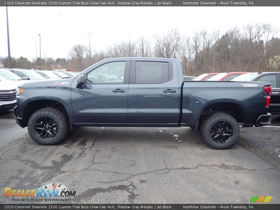2020 Chevrolet Silverado 1500 Custom Trail Boss Crew Cab 4x4 Shadow Gray Metallic / Jet Black Photo #2