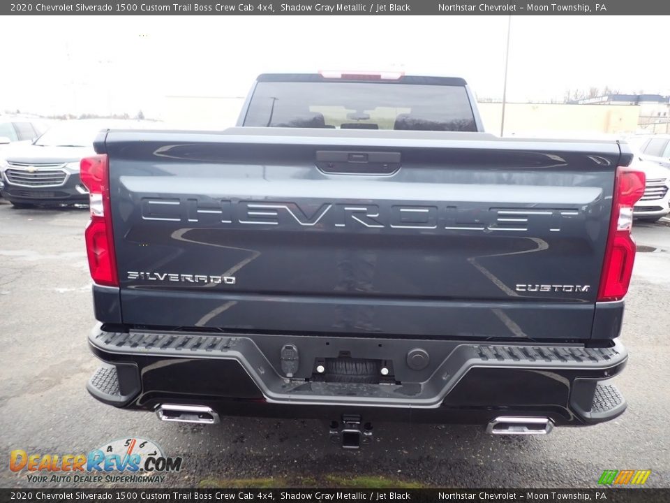 2020 Chevrolet Silverado 1500 Custom Trail Boss Crew Cab 4x4 Shadow Gray Metallic / Jet Black Photo #4