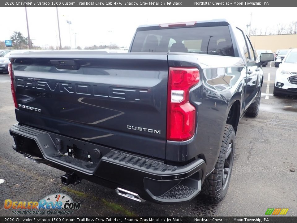 2020 Chevrolet Silverado 1500 Custom Trail Boss Crew Cab 4x4 Shadow Gray Metallic / Jet Black Photo #5