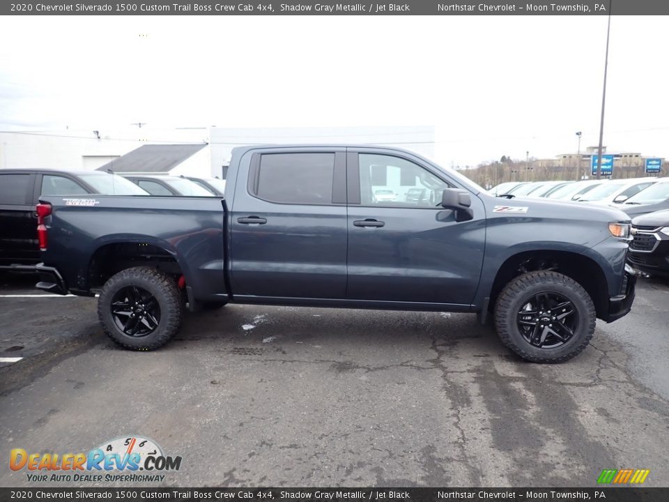 2020 Chevrolet Silverado 1500 Custom Trail Boss Crew Cab 4x4 Shadow Gray Metallic / Jet Black Photo #6