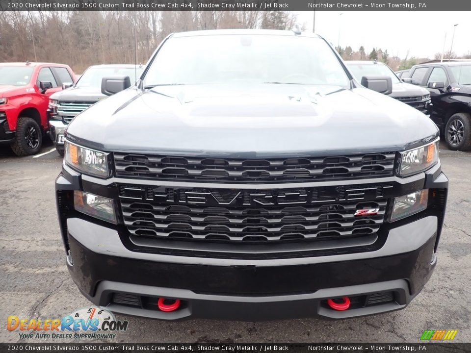 2020 Chevrolet Silverado 1500 Custom Trail Boss Crew Cab 4x4 Shadow Gray Metallic / Jet Black Photo #8