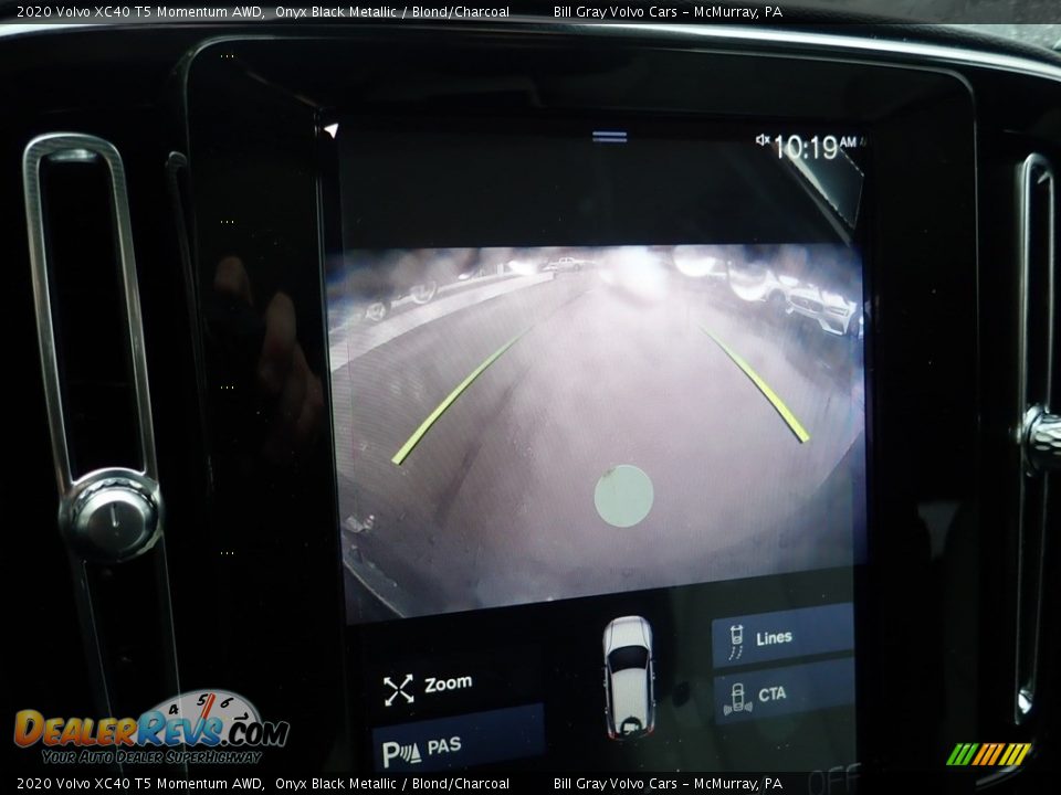 2020 Volvo XC40 T5 Momentum AWD Onyx Black Metallic / Blond/Charcoal Photo #15