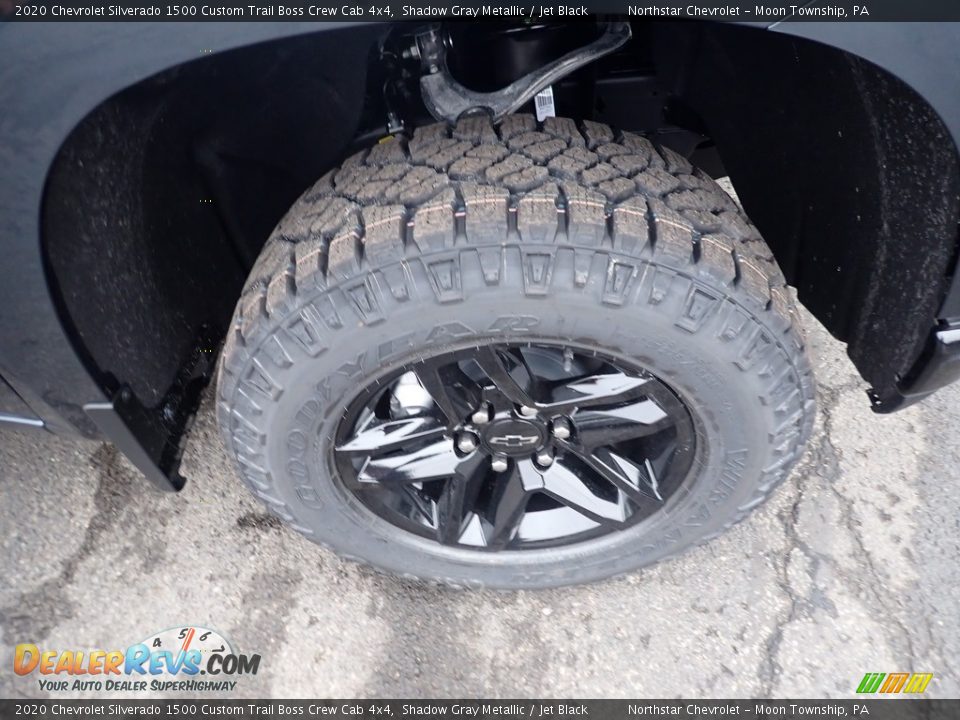 2020 Chevrolet Silverado 1500 Custom Trail Boss Crew Cab 4x4 Shadow Gray Metallic / Jet Black Photo #9