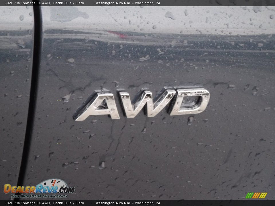 2020 Kia Sportage EX AWD Pacific Blue / Black Photo #4