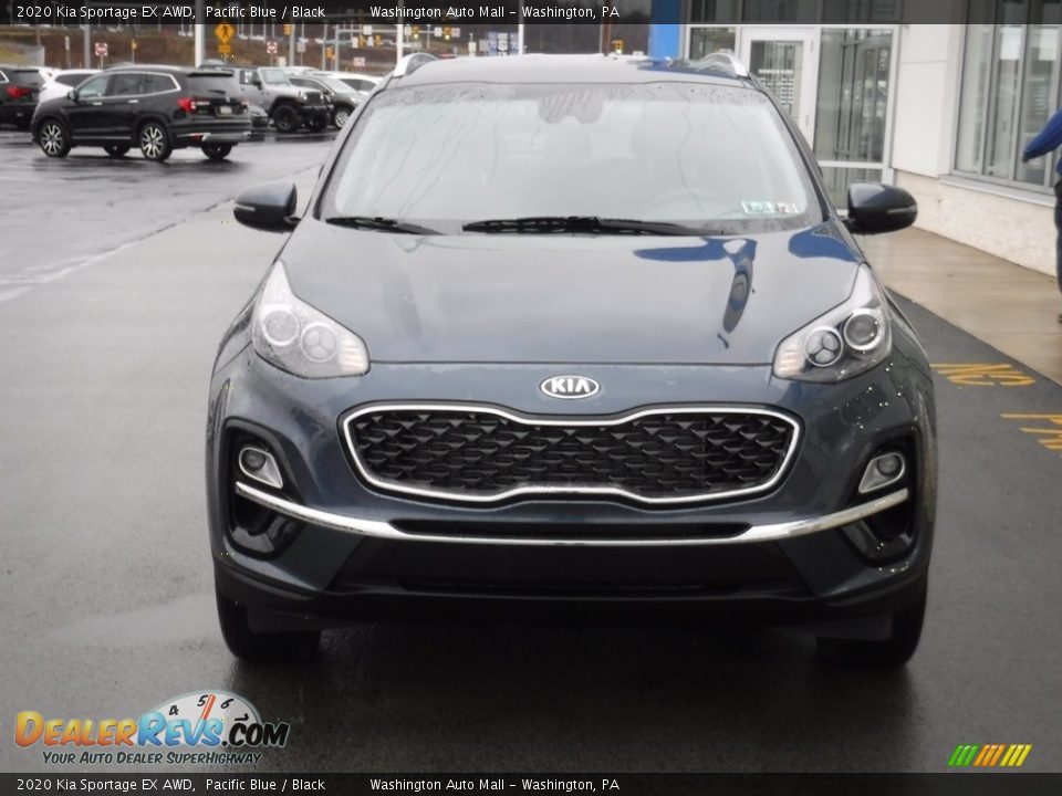 2020 Kia Sportage EX AWD Pacific Blue / Black Photo #6