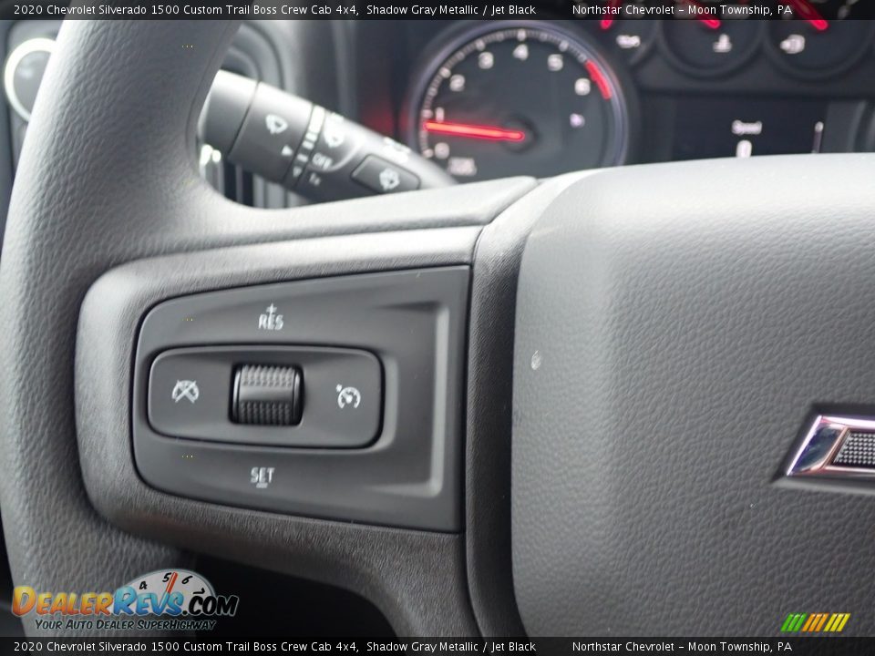 2020 Chevrolet Silverado 1500 Custom Trail Boss Crew Cab 4x4 Shadow Gray Metallic / Jet Black Photo #19