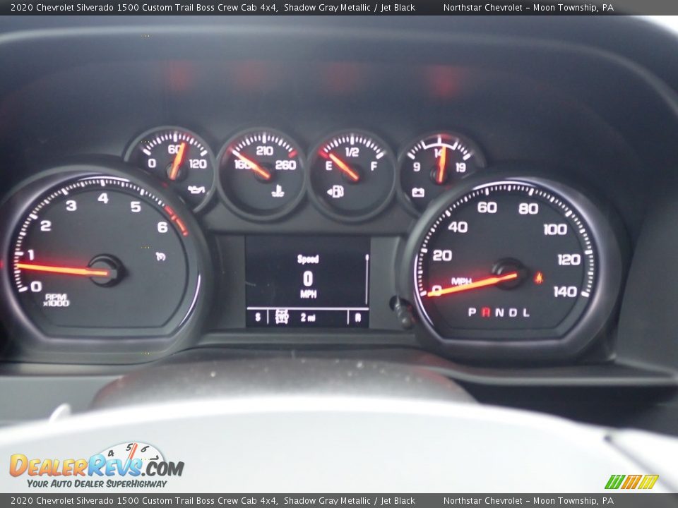 2020 Chevrolet Silverado 1500 Custom Trail Boss Crew Cab 4x4 Shadow Gray Metallic / Jet Black Photo #20