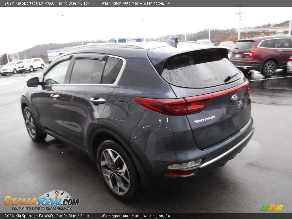 2020 Kia Sportage EX AWD Pacific Blue / Black Photo #9